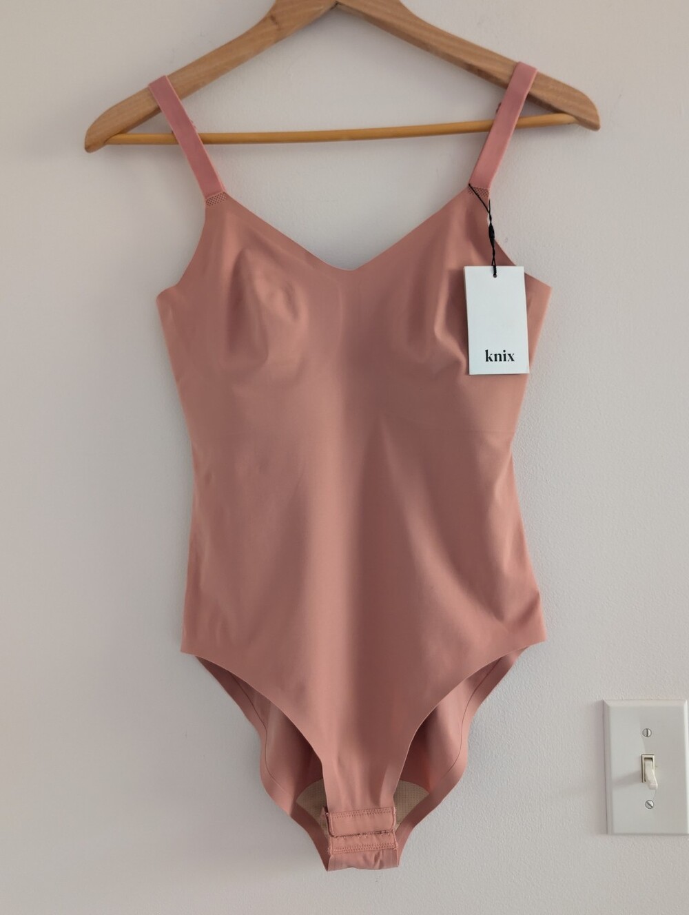 knix Dusty Rose One-Piece Shape wear Bodysuit